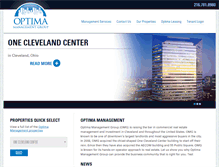 Tablet Screenshot of optimamanagementgroup.com
